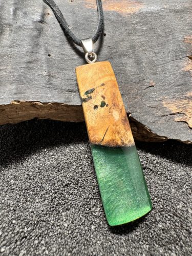 Zöld epoxy medál
