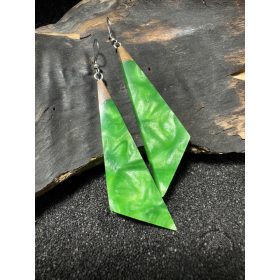 Almazöld háromszög fülbevaló