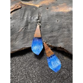 Kék hullám fülbevaló