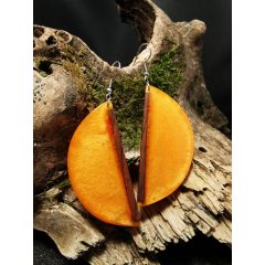 Narancssárga epoxy fülbevaló