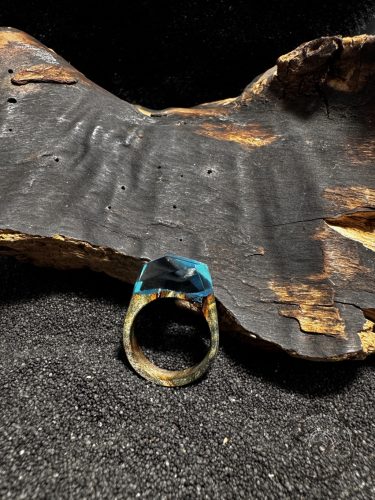 Foszforeszkáló kék gyűrű 2