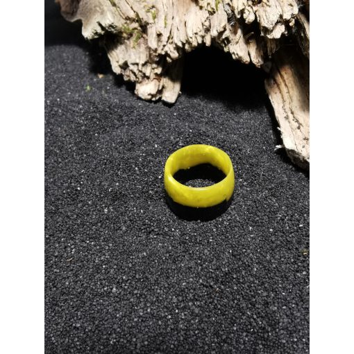 Citromsárga karika gyűrű